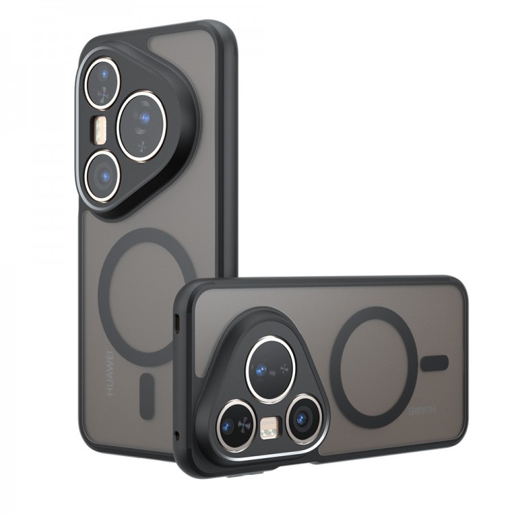 Θήκη Tech Protect Techsuit PureFrost MagSafe για Huawei Pura 80 Pro / Pura 80 Ultra - Frosted MAYΡΗ - KF2357096