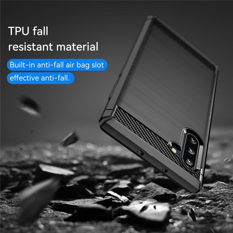 Θήκη TECH PROTECT Techsuit CARBON Silicone για ONEPLUS 15 SERIES 2025 - ΜΑΥΡΟ - KF2359059