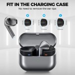 TECH-PROTECT Techsuit EAR TIPS 3-PACK AirVibe (ET3) για Samsung Galaxy Buds 3 Pro, Premium Silicone S, M, L μέγεθος - ΛΕΥΚΟ