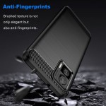 Θήκη TECH PROTECT CARBON Silicone για MOTOROLA MOTO Edge 50 Neo / Motorola ThinkPhone 25 - ΜΑΥΡΟ