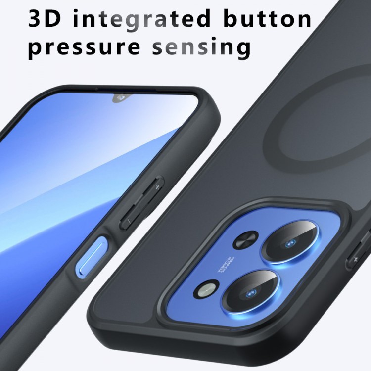 Θήκη Tech Protect Techsuit PureFrost MagSafe για Xiaomi Redmi 15C 4G / Redmi 15C 5G - Frosted MAYΡΗ - KF2360256