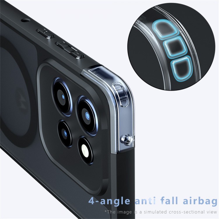 Θήκη Tech Protect Techsuit PureFrost MagSafe για Motorola Edge 50 Neo / Edge 60 Neo / Motorola ThinkPhone 25 - Frosted MAYΡΗ - KF2360713