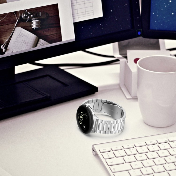 Tech Protect STEELBAND W010 Techsuit μπρασελέ για Google Pixel Watch 4 - 45mm - ΑΣΗΜΙ