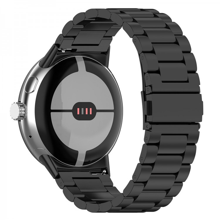 Tech Protect STEELBAND W010 Techsuit μπρασελέ για Google Pixel Watch 4 - 45mm - ΜΑΥΡΟ