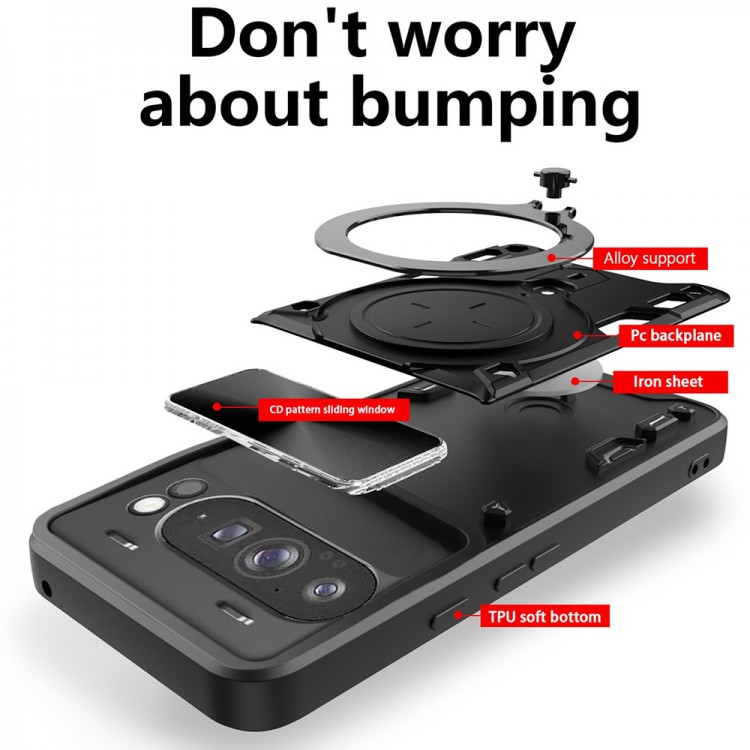 Θήκη TECH PROTECT TECHSUIT CamGuard PRO για Xiaomi Poco F8 Pro - ΜΑΥΡΟ