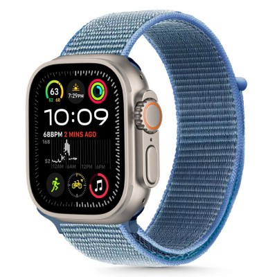 TECH-PROTECT NYLON λουράκι για APPLE WATCH 6 / 7 / 8 / 9 / 10 / SE / ULTRA 1 / 2 (44 / 45 / 46 / 49 MM) - BABY ΜΠΛΕ