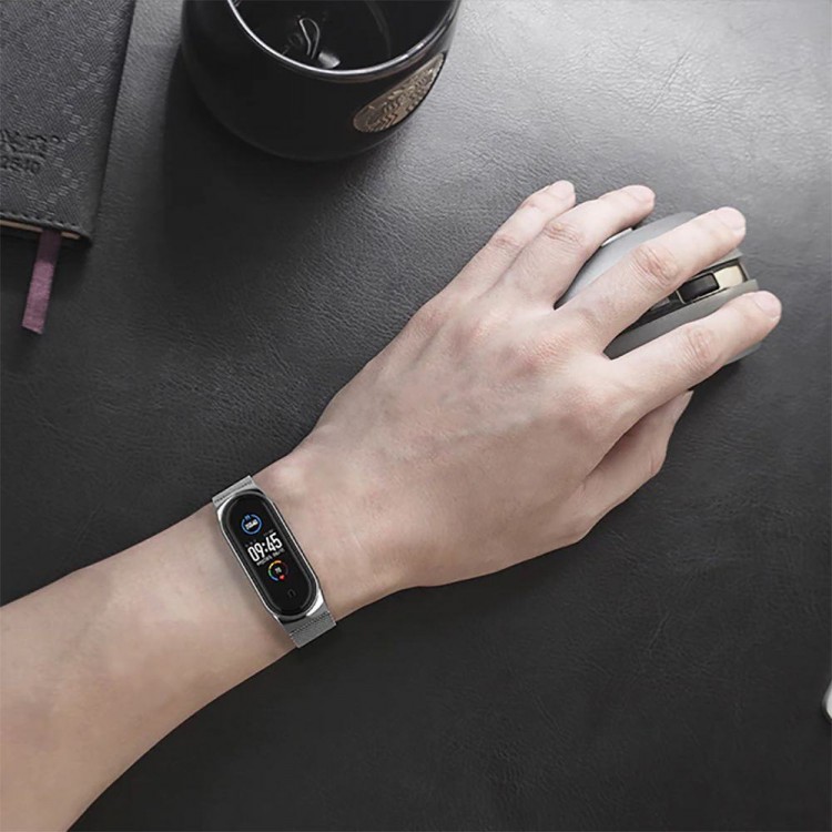 Tech Protect STAINLESS BRACELET λουράκι για XIAOMI MI BAND 7 smartwatch - ΧΡΥΣΟ