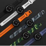 TECH PROTECT SILICONE LINE λουράκι σιλικόνης για SAMSUNG GALAXY WATCH 4 / 5 / 5 PRO / 6 / 7 / FE - MONTEGO ΜΠΛΕ