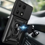 Θήκη TECH PROTECT CAMSHIELD PRO για XIAOMI REDMI NOTE 13 PRO 5G / POCO X6 5G - ΜΑΥΡΟ