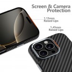 Θήκη TECH PROTECT ION CARBON MAGSAFE για APPLE IPHONE 16e 6.1 5G 2025  - ΜΑΥΡΟ/ΑΣΗΜΙ
