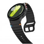 TECH PROTECT SILICONE SPORT λουράκι σιλικόνης για SAMSUNG GALAXY WATCH 4 / 5 / 5 PRO / 6 / 7 / FE - ΜΑΥΡΟ