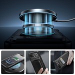 Θήκη TECH PROTECT KEVLAR MAGSAFE με Προστατευτικό οθόνης κ Βάση για Apple IPHONE 16e 6.1 2025 - ΜΑΥΡΟ