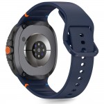 TECH PROTECT SILICONE LINE λουράκι σιλικόνης για SAMSUNG GALAXY WATCH 8 / CLASSIC (40 / 44 / 46 MM) - STORM ΜΠΛΕ