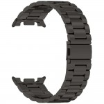 TECH PROTECT STAINLESS STEEL λουράκι μπρασελέ για SAMSUNG GALAXY WATCH 8 / CLASSIC (40 / 44 / 46 MM)  - ΜΑΥΡΟ