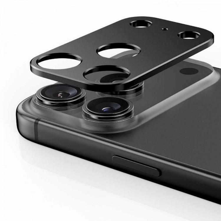 TECH PROTECT CAMALLOY FIT+ Προστατευτικό πλαίσιο Αλοθμινίου καμερών FULLCAM PRO+ 9H για CAMERA LENS Αpple iPhone 17 PRO 6.3 5G 2025 - Ασημί 