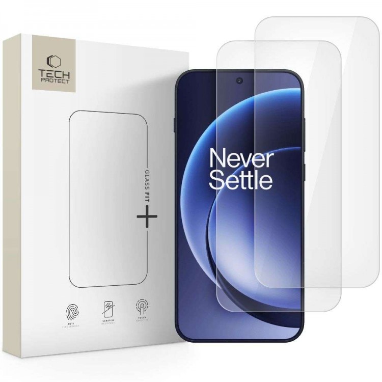 Tech Protect Γυαλί Προστασίας FIT+ 9H για ONEPLUS 15 - [2 TEM] - ΔΙΑΦΑΝΟ
