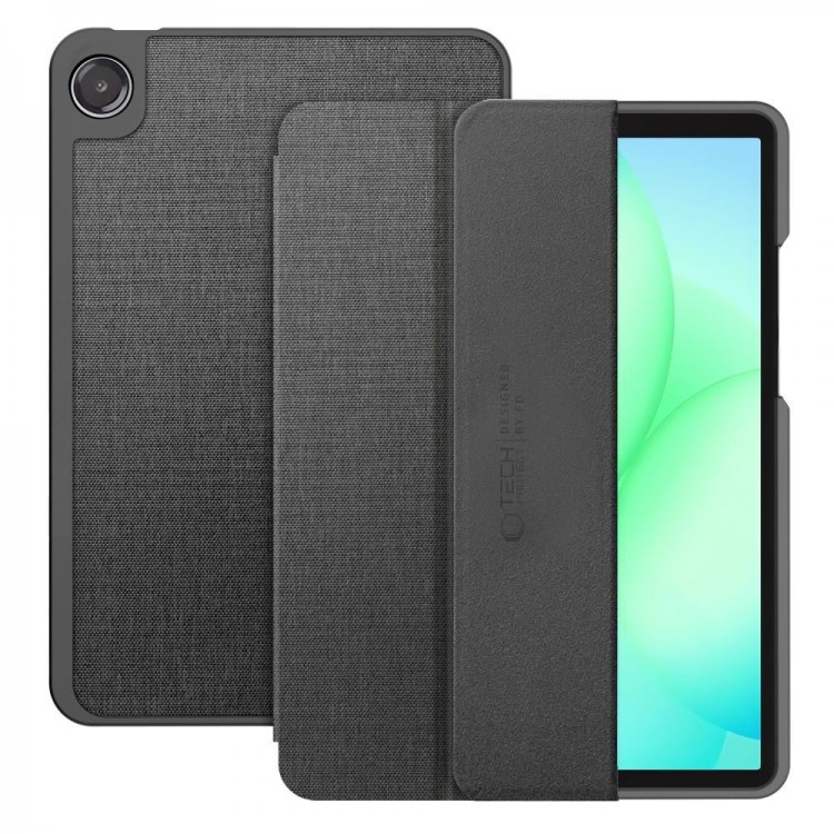 Θήκη TECH PROTECT SMARTCASE FOLIO SC PEN CANVAS για Samsung GALAXY TAB A9+ / A11+ PLUS 11.0 (X210 / X215 / X216 / X230 / X235 / X236) - ΓΚΡΙ ΑΝΘΡΑΚΙ