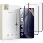 Tech Protect Γυαλί Προστασίας FIT+ 9H για XIAOMI REDMI NOTE 15 PRO 5G - [2 TEM] - ΜΑΥΡΟ