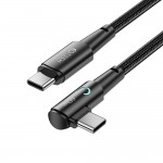 TECH PROTECT Καλώδιο ULTRABOOST "L" USB-C σε USB-C PD60W, 6A, 1μ. - ΓΚΡΙ