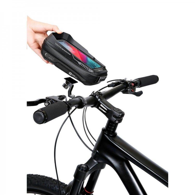 TECH PROTECT WILDMAN Αδιάβροχο τσαντάκι μεταφοράς ποδηλάτου XT3S - ΜΑΥΡΟ - THP896BLK