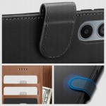 Θήκη TECH PROTECT Δερμάτινο Πορτοφόλι FOLIO για XIAOMI REDMI 13 - ΜΑΥΡΟ