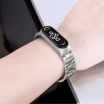 Tech Protect STAINLESS BRACELET λουράκι για XIAOMI MI BAND 7 smartwatch - ΜΑΥΡΟ