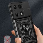 Θήκη TECH PROTECT CAMSHIELD PRO για XIAOMI REDMI NOTE 13 PRO 4G / LTE / POCO M6 PRO 4G / LTE - ΜΑΥΡΟ
