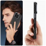 Θήκη TECH PROTECT ION CARBON MAGSAFE για APPLE IPHONE 16e 6.1 5G 2025  - ΜΑΥΡΟ/ΑΣΗΜΙ