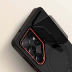 Θήκη TECH PROTECT KEVLAR AURA με MAGSAFE, CAMSHIELD & Βάση για Samsung GALAXY S25 ULTRA 5G 2025 - ΜΑΥΡΟ