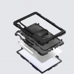 Θήκη TECH PROTECT SOLID360 ARMOR με Χειρολαβή, Βάση και Προστασία Οθόνης για SAMSUNG GALAXY Tab S10 FE+ PLUS 13.1 X620 / X626B - ΜΑΥΡΟ 