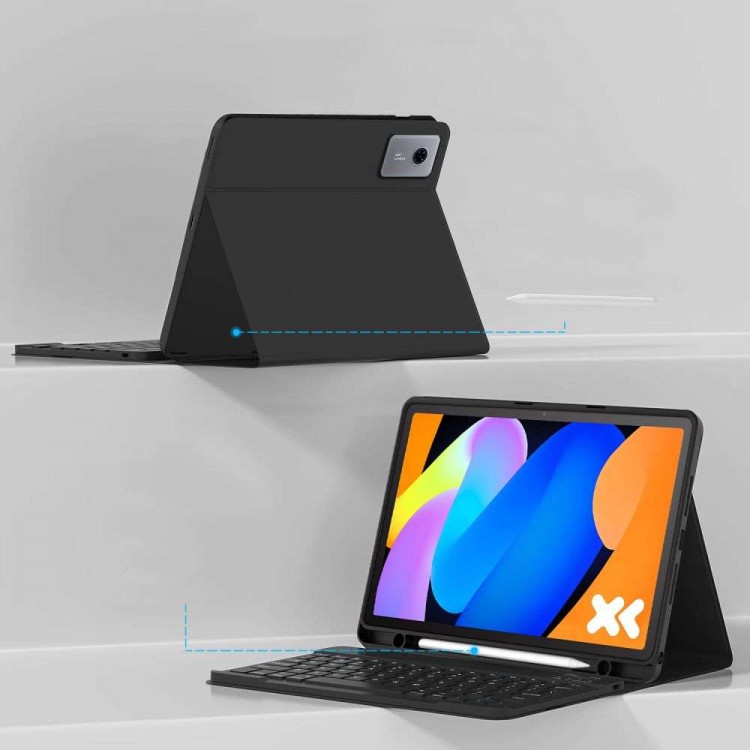 Θήκη TECH PROTECT SMARTCASE FOLIO SC PEN slot με ασύρματο BT πληκτρολόγιο και υποδοχή PENCIL για LENOVO IDEA TAB 11.0 TB-336 - ΜΑΥΡΟ