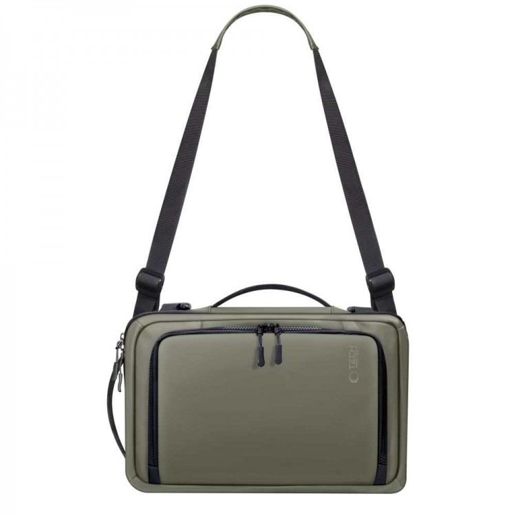 TECH PROTECT Σακιδιο Πλάτης 20L , DEFENDER S50 για RYANAIR & WIZZAIR TRAVEL, LAPTOP σε καμπίνα 40x20x25 - ΧΑΚΙ ΠΡΑΣΙΝΟ