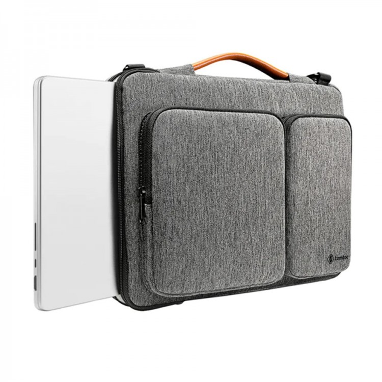 Θήκη Μεταφοράς TECH-PROTECT Tomtoc Defender Laptop 16" Briefcase με ιμάντα ώμου - ΓΚΡΙ - A42F2G3