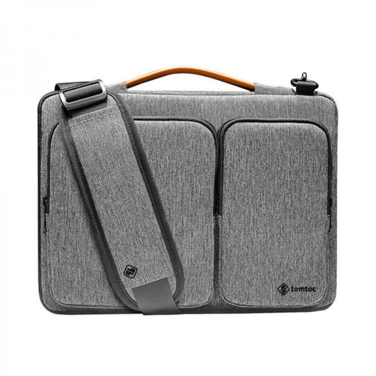 Θήκη Μεταφοράς TECH-PROTECT Tomtoc Defender Laptop 16" Briefcase με ιμάντα ώμου - ΓΚΡΙ - A42F2G3