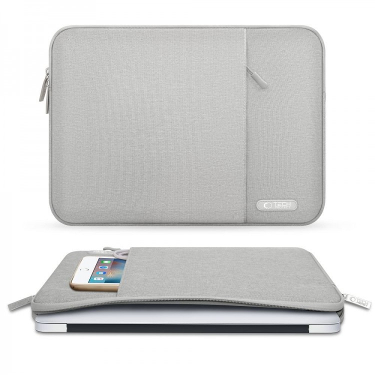 Θήκη Μεταφοράς TECH-PROTECT SLEEVY for MacBook AIR 13, Pro 13, NOTEBOOK 13-14 - CRAYON ΓΚΡΙ - THP3321