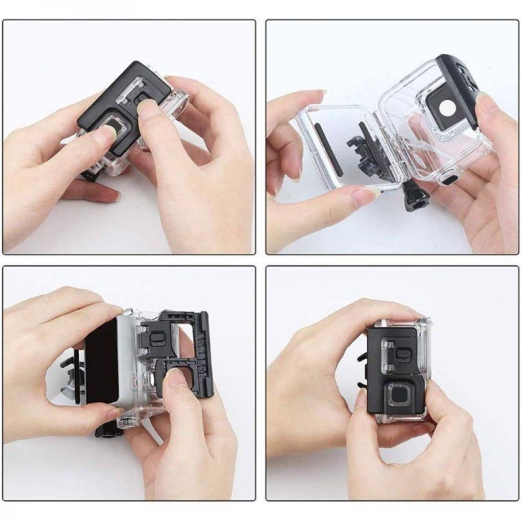 Θήκη TECH PROTECT ΑΔΙΑΒΡΟΧΗ για GOPRO HERO 5 / 6 / 7 - ΔΙΑΦΑΝΗ - GA200