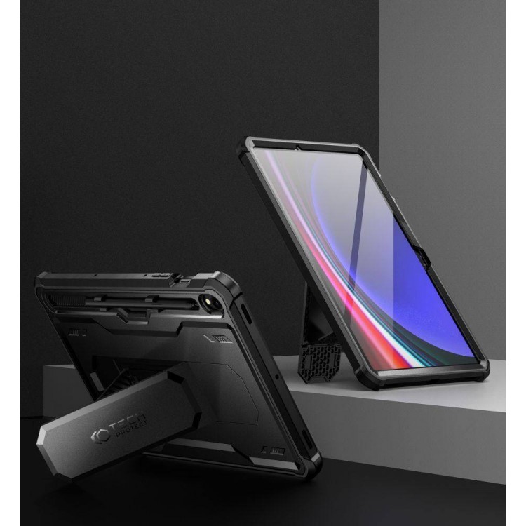 Θήκη TECH PROTECT KEVLAR PRO για SAMSUNG GALAXY TAB S9 11.0 / S10 FE 10.9 X710 / X716B / X520 / X526 - ΜΑΥΡΟ