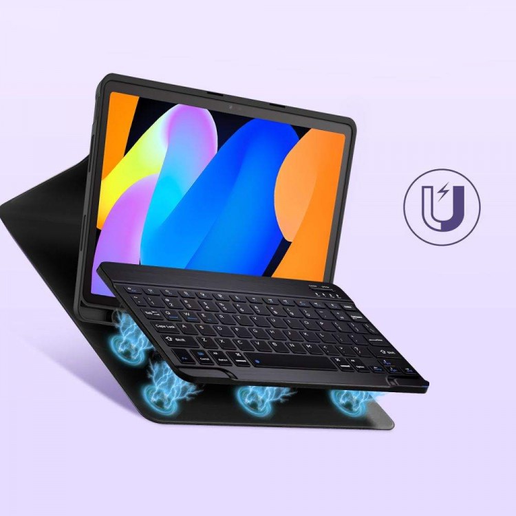 Θήκη TECH PROTECT SMARTCASE FOLIO SC PEN slot με ασύρματο BT πληκτρολόγιο και υποδοχή PENCIL για LENOVO IDEA TAB 11.0 TB-336 - ΜΑΥΡΟ