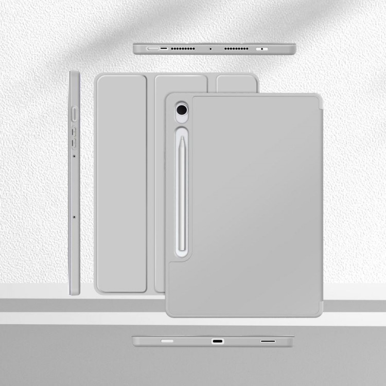 Θήκη TECH PROTECT SMARTCASE FOLIO SC PEN για Samsung GALAXY TAB S9 11.0 / S9 FE / S10 FE / S10 LITE 10.9 X710 / X716B / X510 / X516B / X520 / X526 / X400 / X406B - ΓΚΡΙ