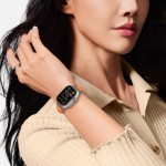 TECH PROTECT Λουράκι ICONBAND LINE για APPLE WATCH 8 / 9 / 10 / 11 / SE / ULTRA (44 / 45 / 46 / 49 MM) - ΜΑΥΡΟ/ΠΟΡΤΟΚΑΛΙ