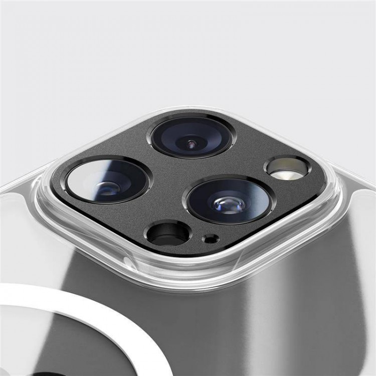 TECH PROTECT CAMALLOY FIT+ Προστατευτικό πλαίσιο Αλοθμινίου καμερών FULLCAM PRO+ 9H για CAMERA LENS Αpple iPhone 17 PRO 6.3 5G 2025 - Ασημί 