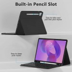Θήκη TECH PROTECT SMARTCASE FOLIO SC PEN slot με ασύρματο BT πληκτρολόγιο και υποδοχή PENCIL για LENOVO IDEA TAB PRO / PRO MT 12.7 TB-3736 - ΜΑΥΡΟ