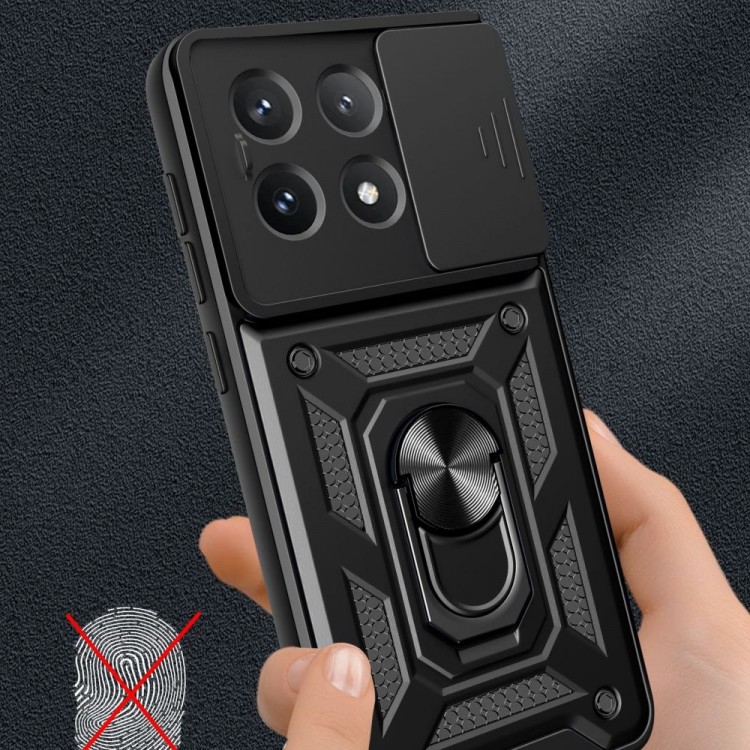 Θήκη TECH PROTECT CAMSHIELD PRO για XIAOMI POCO X6 PRO 5G - ΜΑΥΡΟ