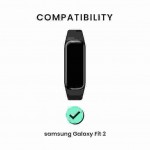 Tech Protect SMOOTHBAND λουράκι για Samsung Galaxy Fit 2 SM-R220 smartwatch - ΜΑΥΡΟ KOKKINO