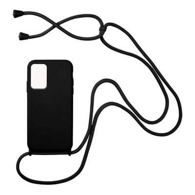 Θήκη TECH PROTECT SONIQUE CarryHang Σιλικόνης με κορδόνι λαιμού/ώμου για Xiaomi Poco M4 Pro 5G / Redmi Note 11s 5g - Μαύρο