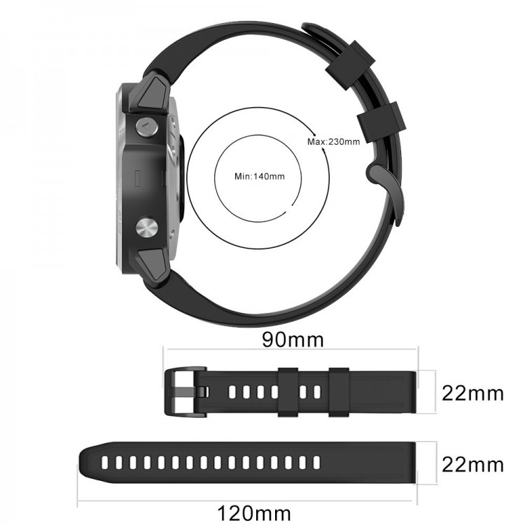 Tech Protect SMOOTHBAND SILICONE Sonique λουράκι για Huawei Watch GT3/GT3 Pro 46mm/ GT2/GT2 Pro 46mm/ GT 42mm/46mm/GT 2e/3/3 Pro - 22mm - Λιλά ΜΩΒ