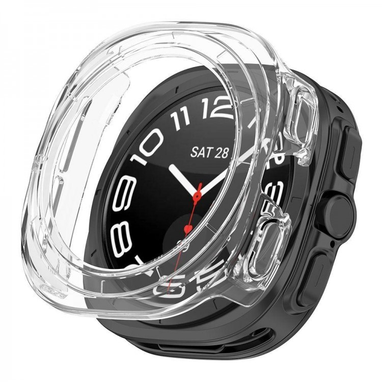 Θήκη Tech Protect DEFENSE Bumper Frame για Samsung Galaxy Watch 7 Ultra 47mm - ΔΙΑΦΑΝΟ