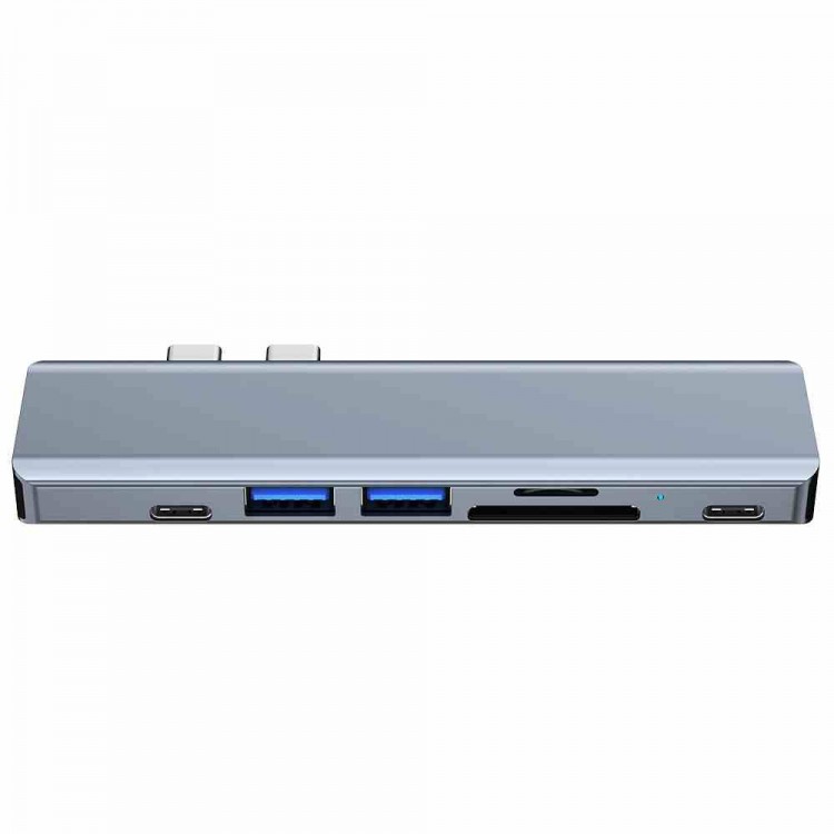TECH PROTECT ADAPTER TYPE-C TO MULTI PORT HUB 7IN1 - ΓΚΡΙ