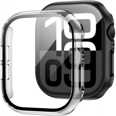 Θήκη Tech Protect DEFENSE 360 με Γυαλί προστασίας για APPLE WATCH Series 10 - 42 MM - ΔΙΑΦΑΝΟ