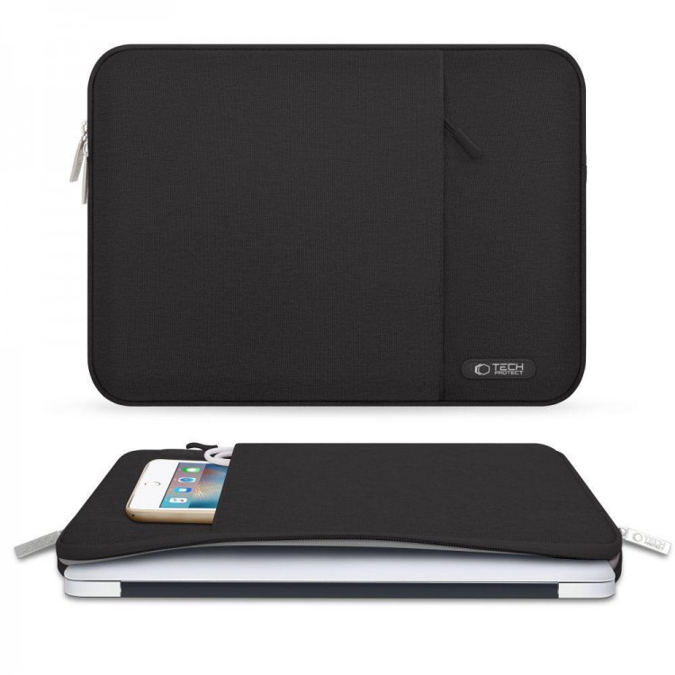 Θήκη Μεταφοράς TECH-PROTECT SLEEVY for MacBook AIR 13, Pro 13, NOTEBOOK 13-14 - ΜΑΥΡΟ - THP3322